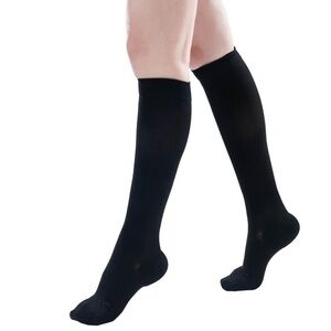 New- Yoko Unisex Relief Knee Socks Closed Toe Black